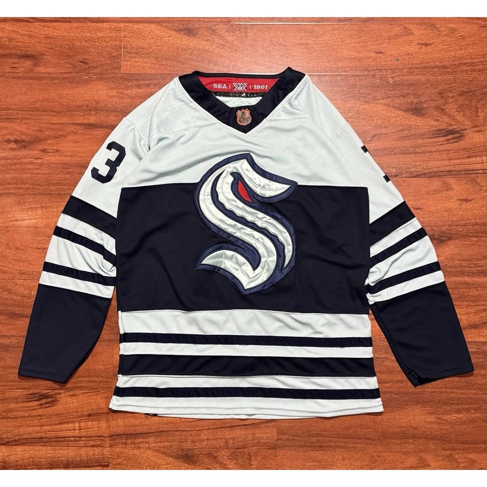 Seattle Kraken Adidas Brandon Tanev Hockey Jersey Men Size 54